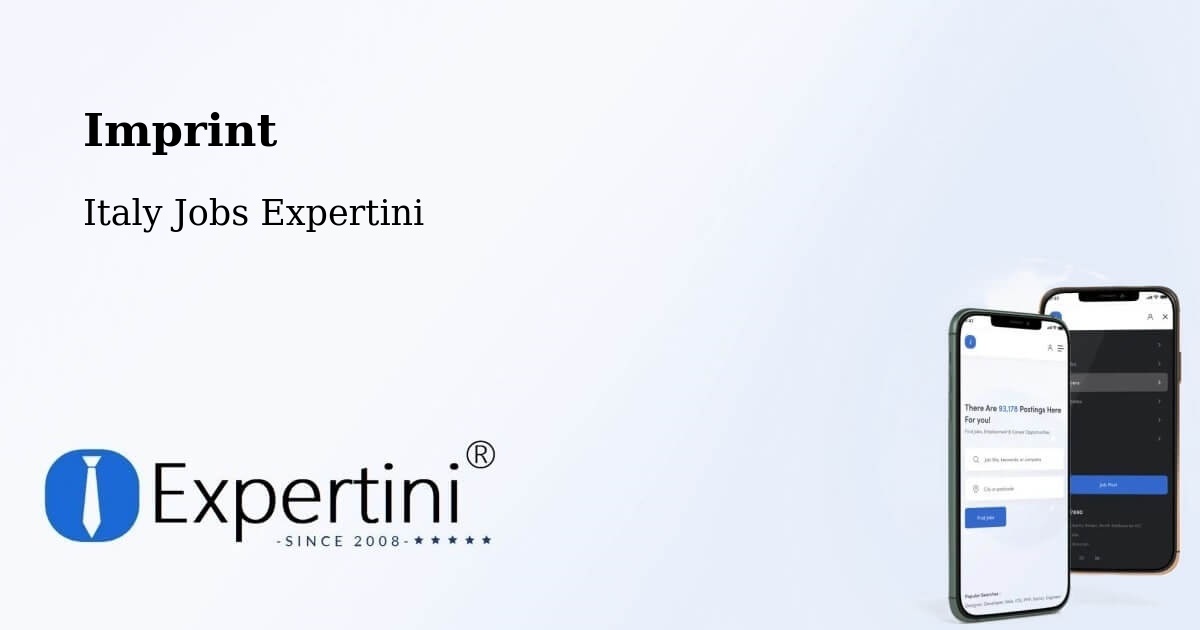 Imprint – Avellino - Italy Jobs Expertini